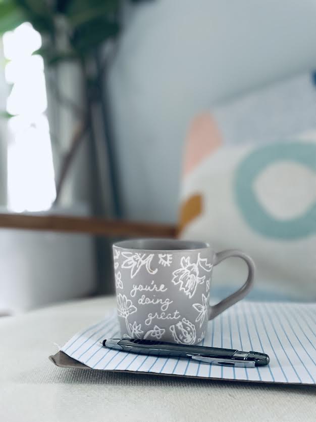 Decorative mug from office